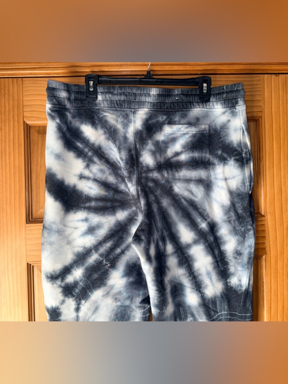 True Craft Men’s Bluish-Gray & White Tie-Dye Jogger Sweat Pants-L-EC - Picture 8 of 11